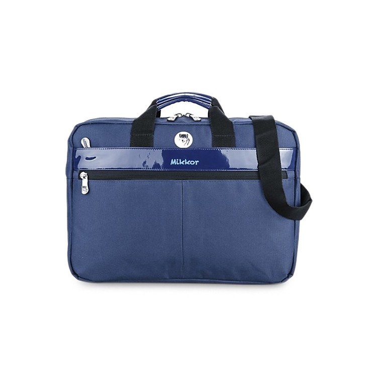 Cặp Đeo Laptop Editor Briefcase Mikkor EB 003 - Xanh Navy