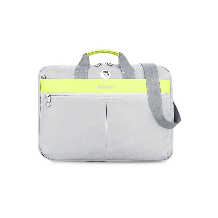 Cặp Đeo Laptop Editor Briefcase Mikkor EB 006 - Xám Sáng