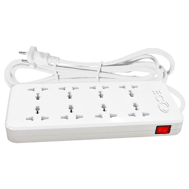 Ổ Cắm Slimfit Eco 8 Lỗ 3 Chấu Honey’S ECO-S83W05