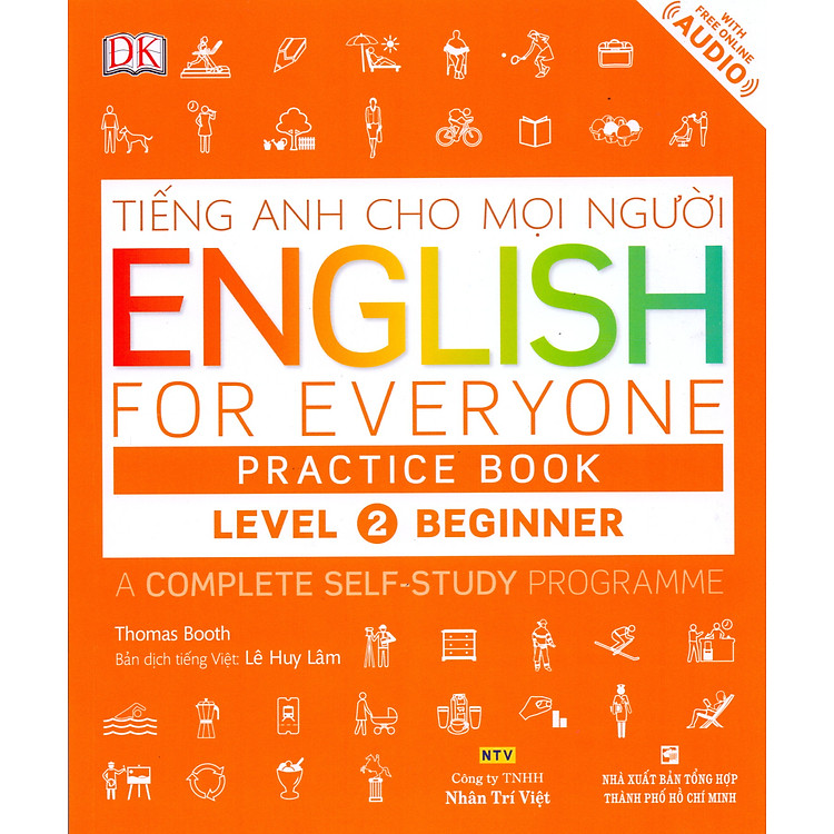 Sách Tiếng Anh Cho Mọi Người - English For Everyone Level 2 Beginner Practice Book (Kèm CD)