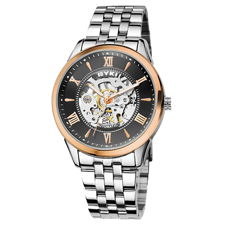 Đồng Hồ Nam Dây Kim Loại EYKI EFL8626 - Đen