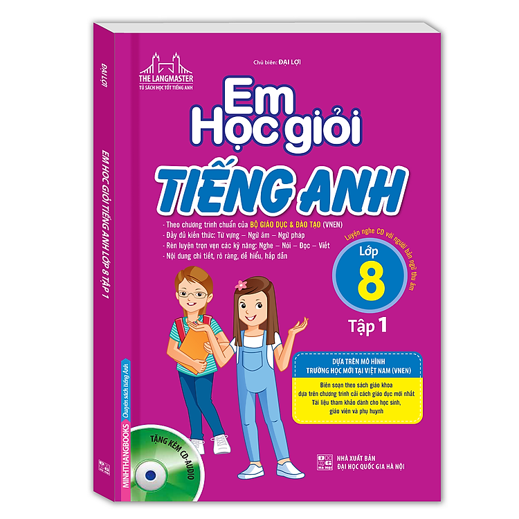Sách The Langmaster - Em Học Giỏi Tiếng Anh Lớp 8 - Tập 1
