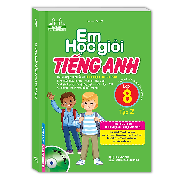 Sách The Langmaster - Em Học Giỏi Tiếng Anh Lớp 8 - Tập 2