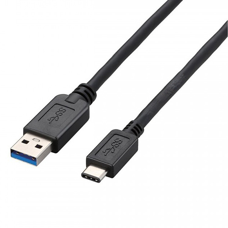 Cáp USB 3.1 Đầu Ra USB Type C Elecom USB3-AC10BK - Hàng Chính Hãng