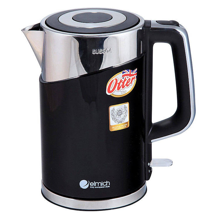 Ấm Đun Nước Siêu Tốc Cao Cấp Elmich KEE-0216 - 1.7L (Đen) - Hàng chính hãng