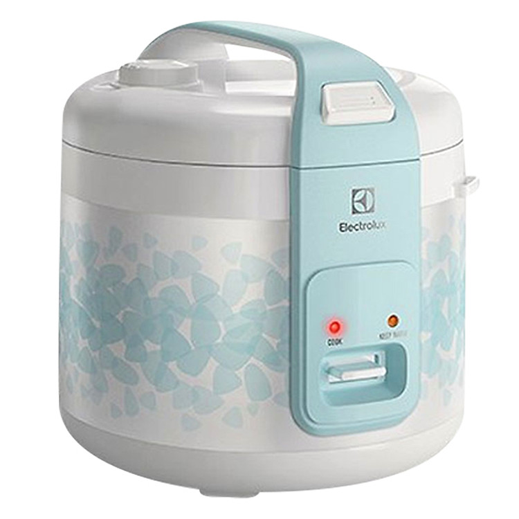 Nồi Cơm Điện Electrolux ERC3205 - 1.8L (Trắng Họa Tiết Hoa Xanh) - Hàng chính hãng