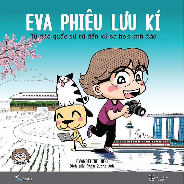 Sách Eva Phiêu Lưu Ký - Từ Đảo Quốc Sư Tử Đến Xứ Sở Hoa Anh Đào