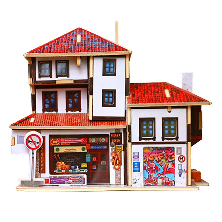 Mô Hình Gỗ 3D Robotime - Turkey Souvenir Store F143