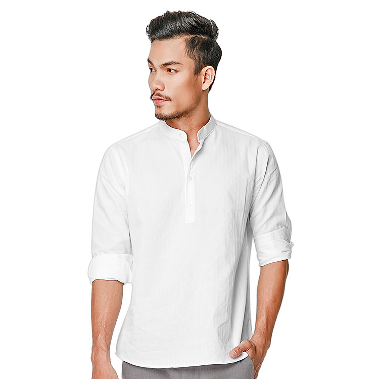 Áo Sơ Mi Nam F2 Fashion F2-SHM-D-19 - Trắng