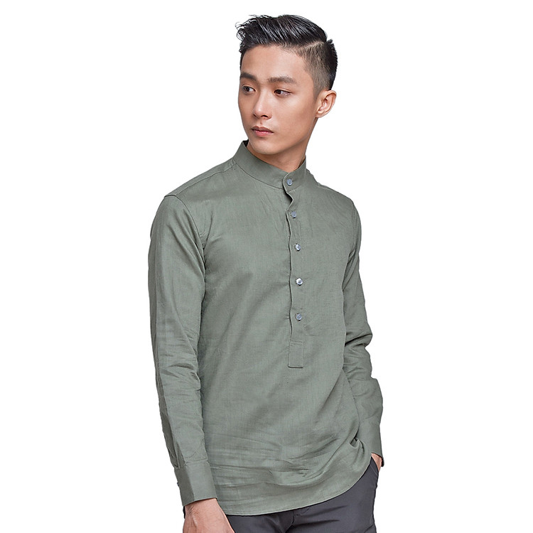 Áo Sơ Mi Nam F2 Fashion F2-SHM-D-37 - Xám Đậm