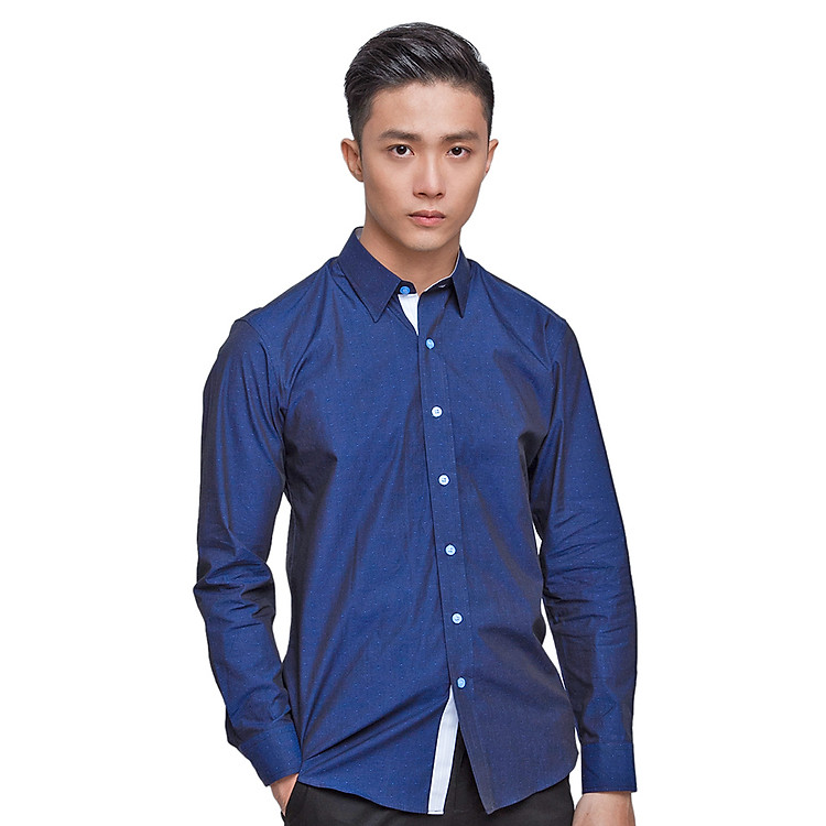 Áo Sơ Mi Nam F2 Fashion F2-SHM-D-65 - Xanh Đen