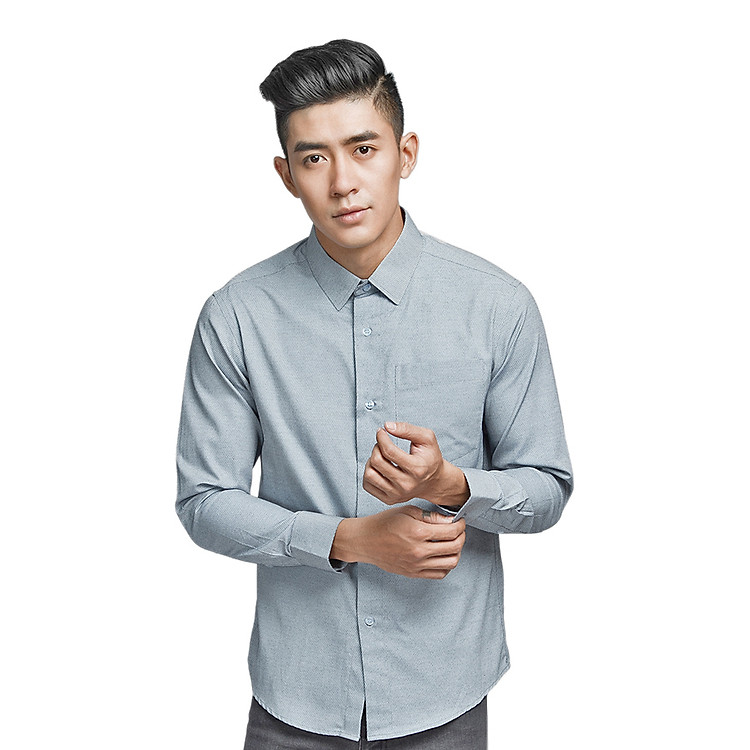 Sơ Mi Nam Dài Tay F2 Fashion F2-SHM-D-72 - Xám