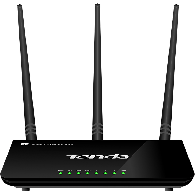Tenda F303 – Router Wifi Chuẩn N Tốc Độ 300Mbps - Hàng Chính Hãng