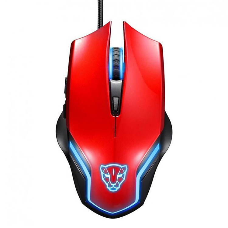 Chuột Chơi Game Motospeed F61 - Led 7 Màu (Đỏ)