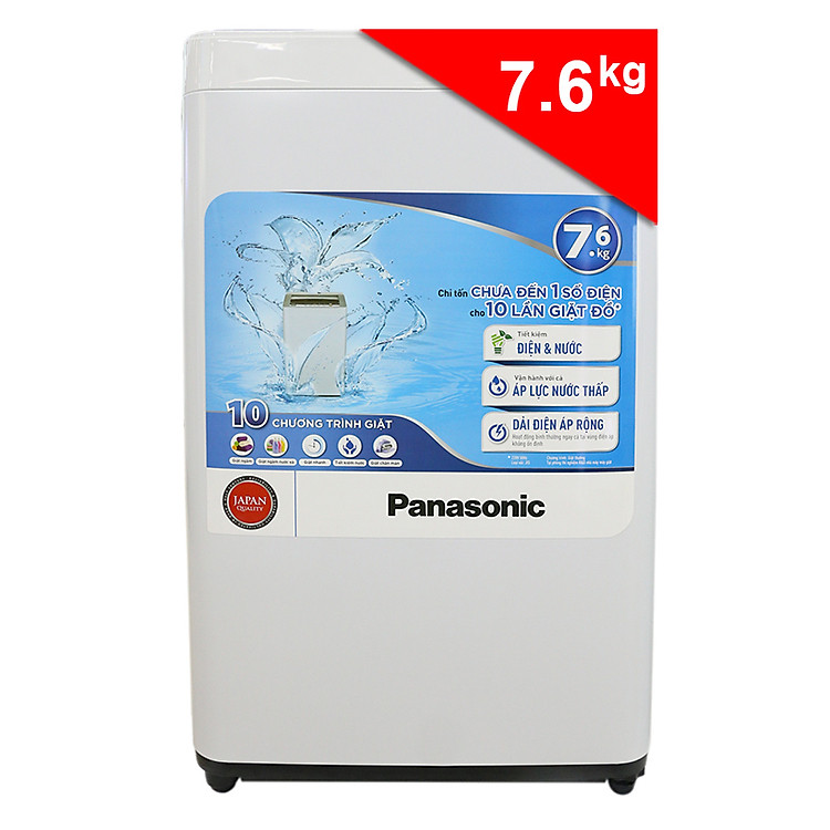 Máy Giặt Cửa Trên Panasonic F76VS7WCV (7.6 Kg) - Hàng Chính Hãng