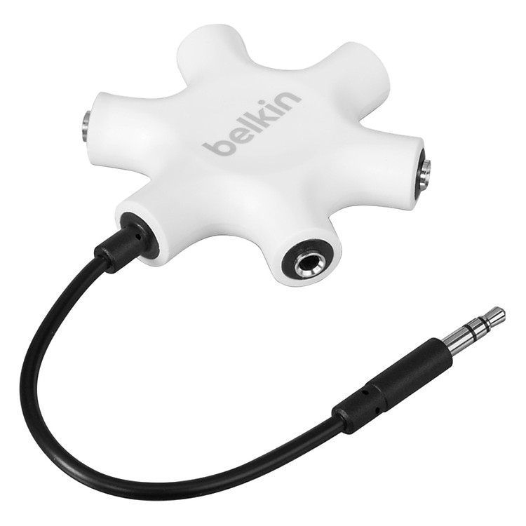 Bộ Chia Rockstar 1 Cổng 3.5mm Ra 5 Cổng 3.5mm Belkin F8J022YWAPL