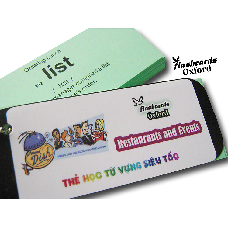 Flashcard Restaurants And Events (FA07)