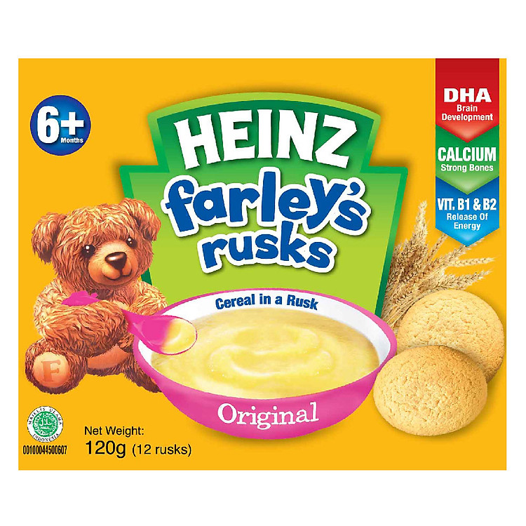 Bánh Qui Dành Cho Trẻ Em Farley Heinz Vị Truyền Thống 120g