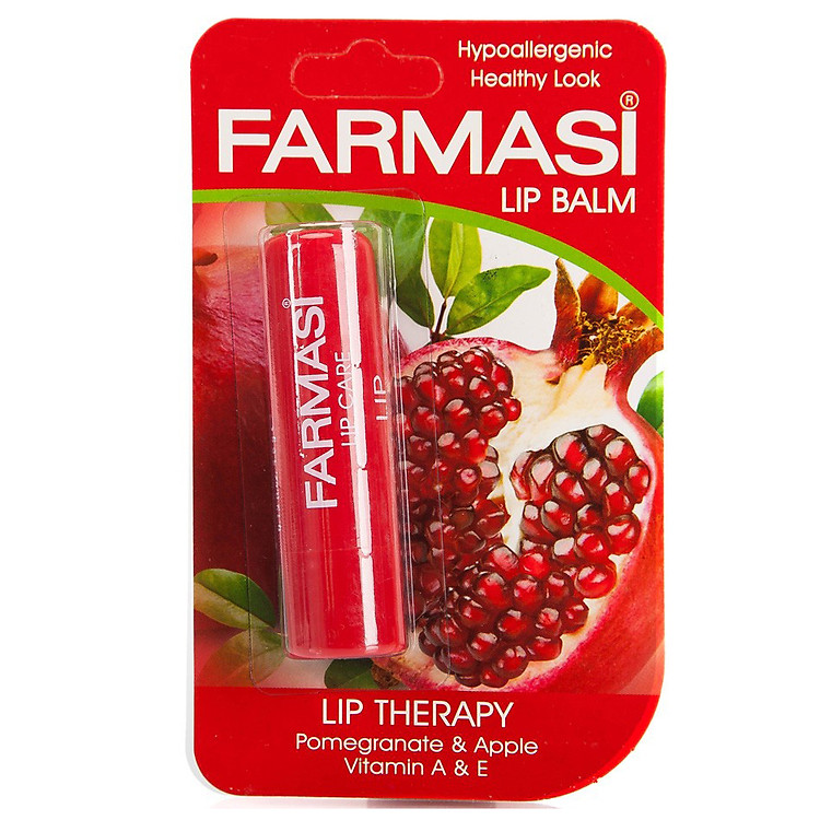 Son Dưỡng Môi Farmasi Lựu & Táo - Hồng Đỏ