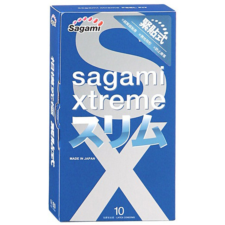 Bao Cao Su Sagami Xtreme Feel Fit - Hộp 10 Gói
