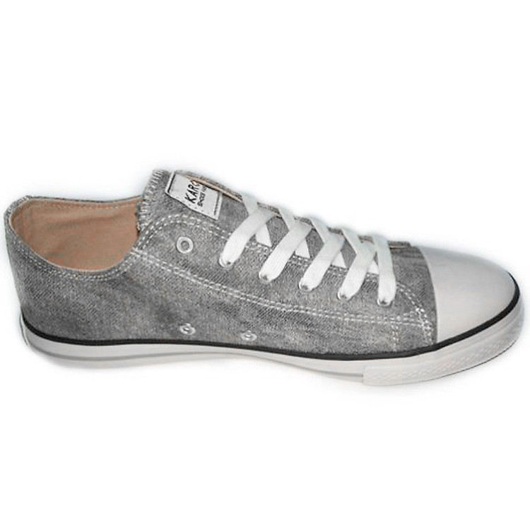 Giày Sneaker Nữ Cổ Thấp Codad Canvas Karo's - Xám