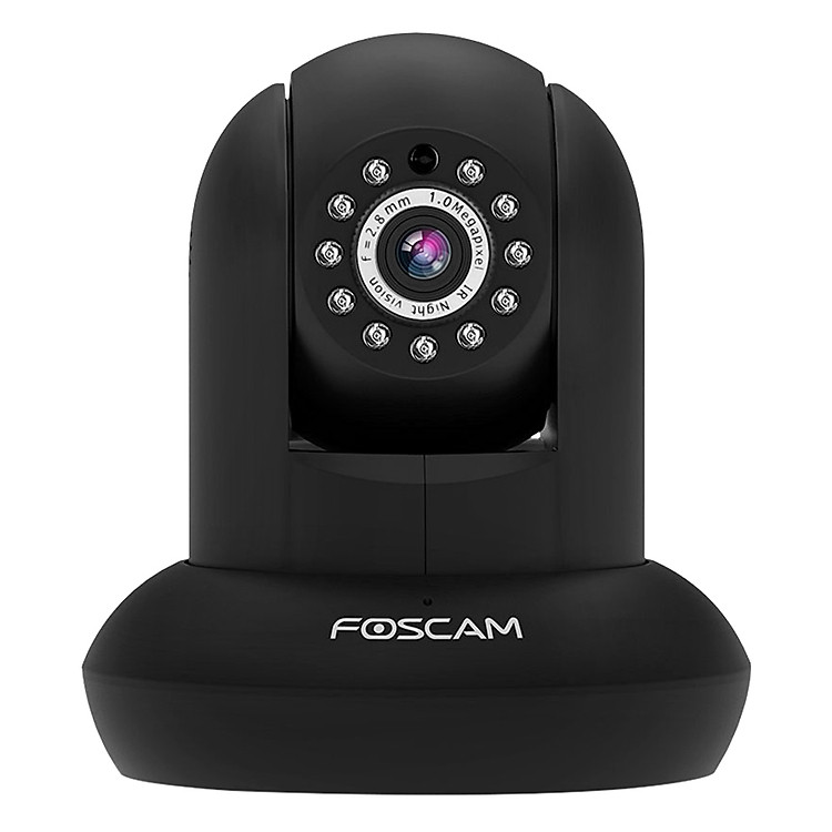 Camera IP Quan Sát Foscam FI9821P - Đen - Hàng Chính Hãng