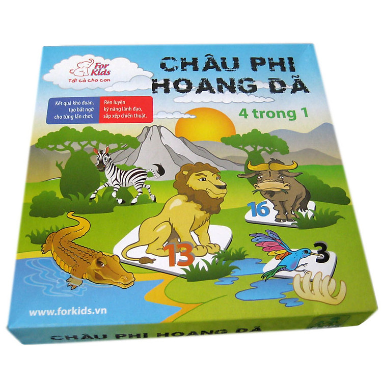 Cờ Giáo Dục Forkids - Châu Phi Hoang Dã FKS-0054