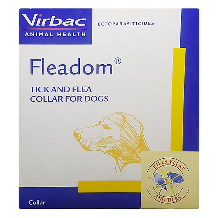 Vòng Đeo Trị Ve Ghẻ Chó Mèo Virbac Fleadom