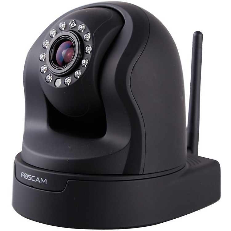 Camera IP Quan Sát Foscam FI9826P - Đen - Hàng Chính Hãng