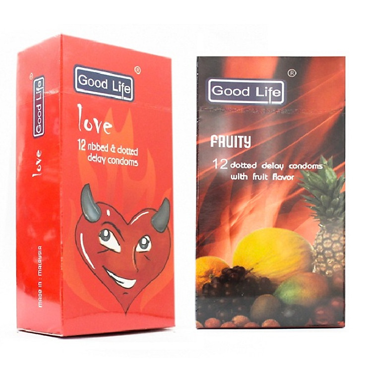 Combo Bao Cao Su Good Life - Fruity + Love - 24 Bao