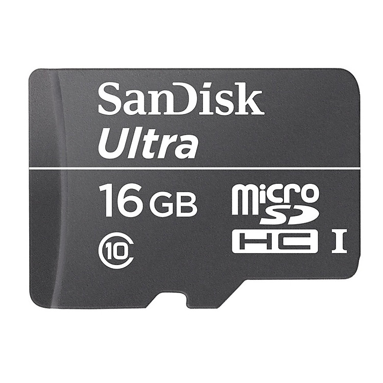 Thẻ Nhớ Micro SD Ultra Sandisk Ultra 16GB Class 10 - 30MB/s - Hàng Chính Hãng
