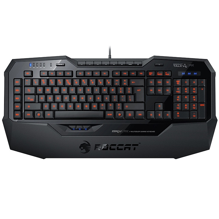 Bàn Phím Game Có Dây Roccat Isku FX RGB Membrane Full-size - Hàng Chính Hãng