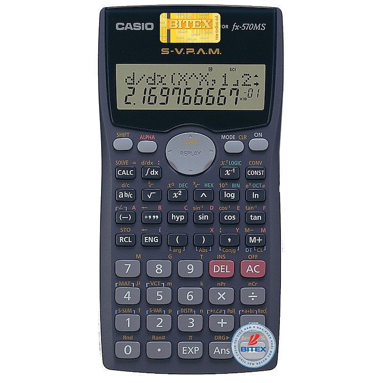 Máy Tính Học Sinh Casio FX 570MS - Hàng Chính Hãng