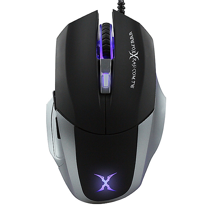 Chuột Chơi Game Có Dây FoxXray Blade 2400DPI LED 6 Phím - Hàng Chính Hãng
