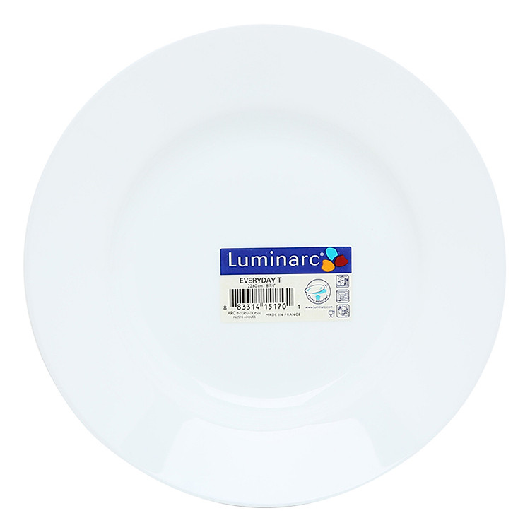 Đĩa Thuỷ Tinh Luminarc Everyday Soup Plate G0563 (22cm)