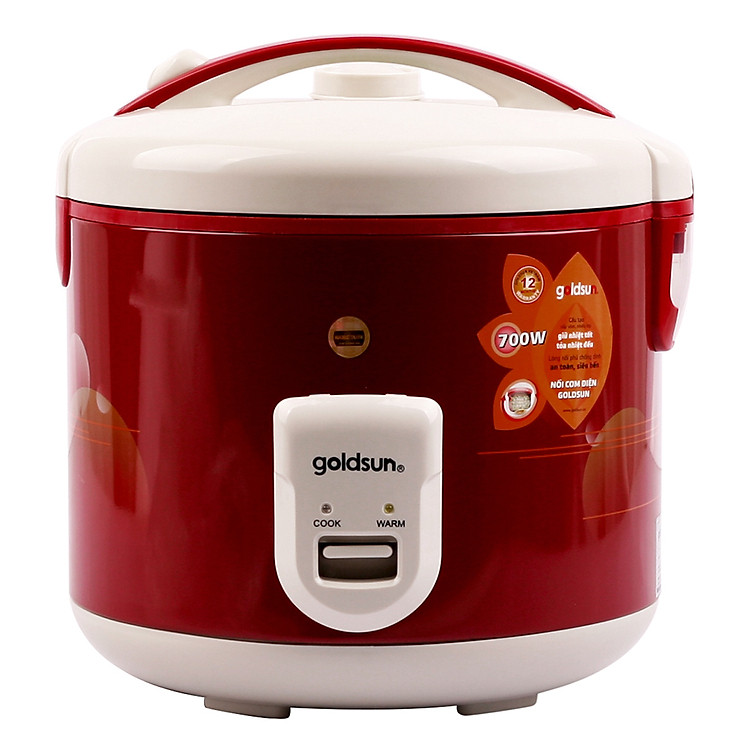 Nồi Cơm Điện Goldsun ARC-G18DM(R) (1.8 lít) - Đỏ - Hàng chính hãng