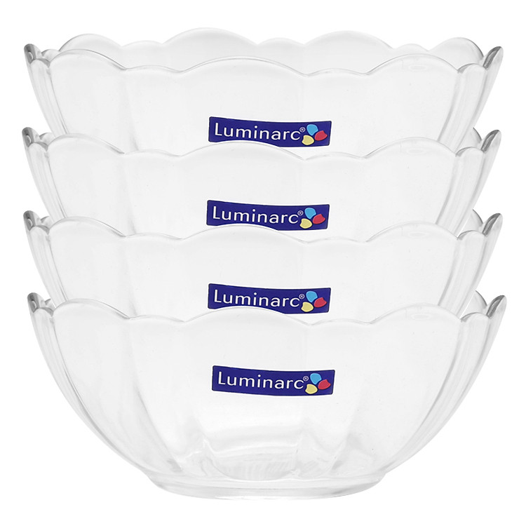 Combo 4 Tô Thủy Tinh Luminarc Arcade G2702 - 12cm