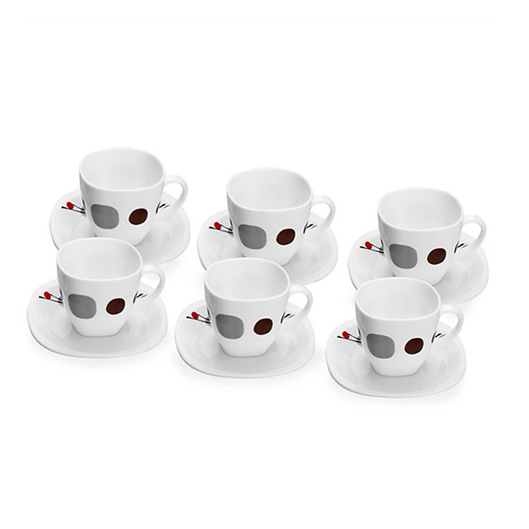 Bộ Tách Trà Thủy Tinh Luminarc Kyoto White G6896 - (220ml)