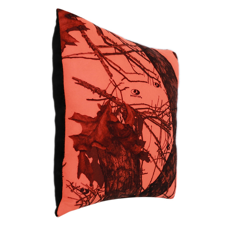 Gối Sofa Hoa Văn Sang Trọng Thivi - Hoa Văn Cam Phối Đen