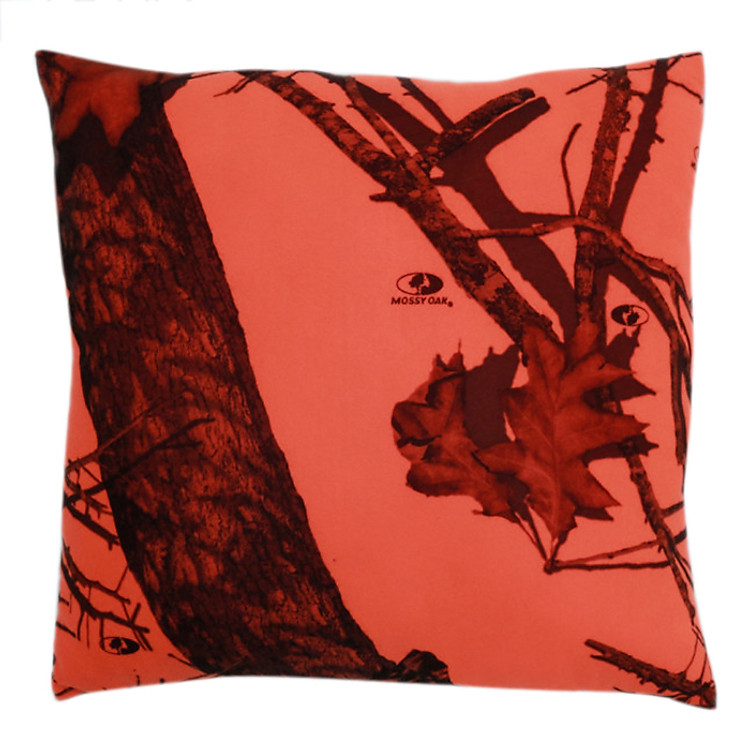 Gối Sofa Hoa Văn Sang Trọng Thivi - Màu Cam Phối Tím