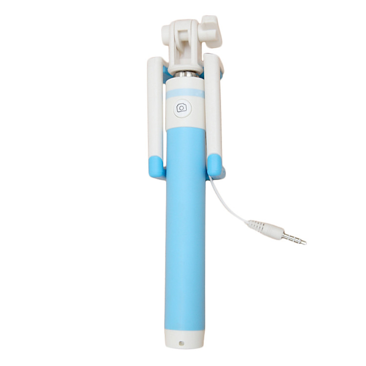 Gậy Chụp Hình Macaron M1 - Xanh dương - Hàng Chính Hãng