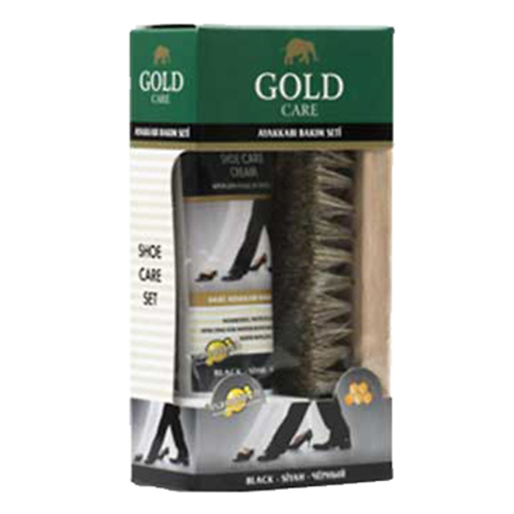 Bộ Chăm Sóc Giày GoldCare (Bàn Chải + Tuýp Kem) - GC 1006