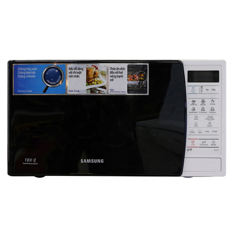Lò Vi Sóng Có Nướng Samsung GE731K/XSV - 20L (Trắng Đen)