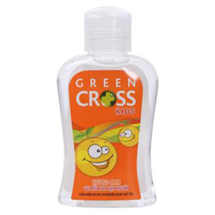 Gel Rửa Tay Khô Green Cross Hương Cam Dành Cho Trẻ Em (100ml) - 8936027441163