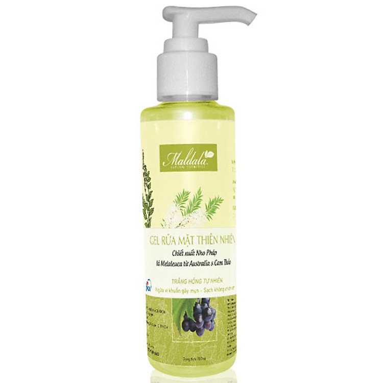 Gel Rửa Mặt Nho Pháp Maldala (180ml)