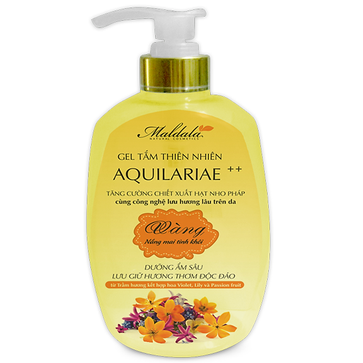 Gel Tắm Trầm Vàng ++ Maldala (750ml)
