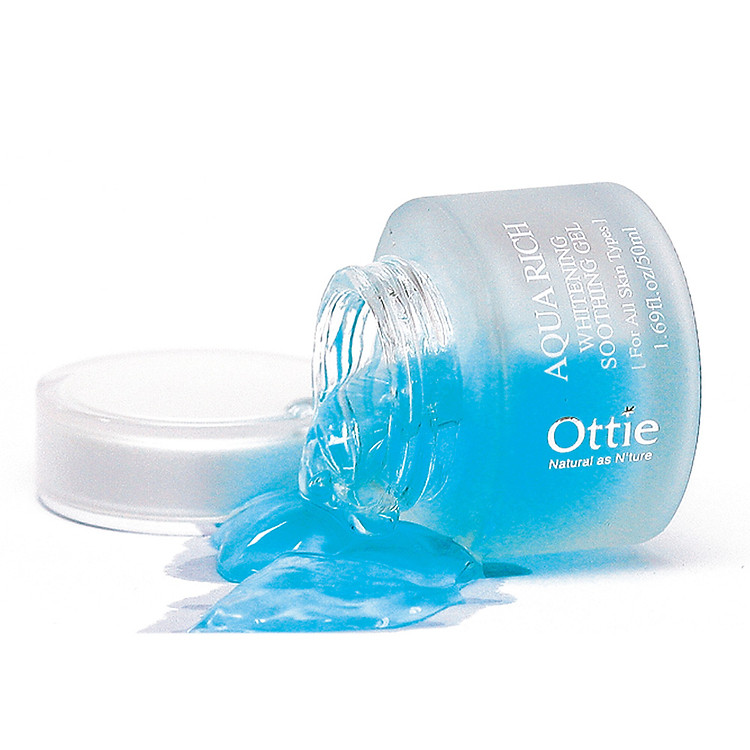 Gel Matxa Làm Trắng Da Ottie - Aqua Rich Whitening Soothing Gel (50ml) - 0708