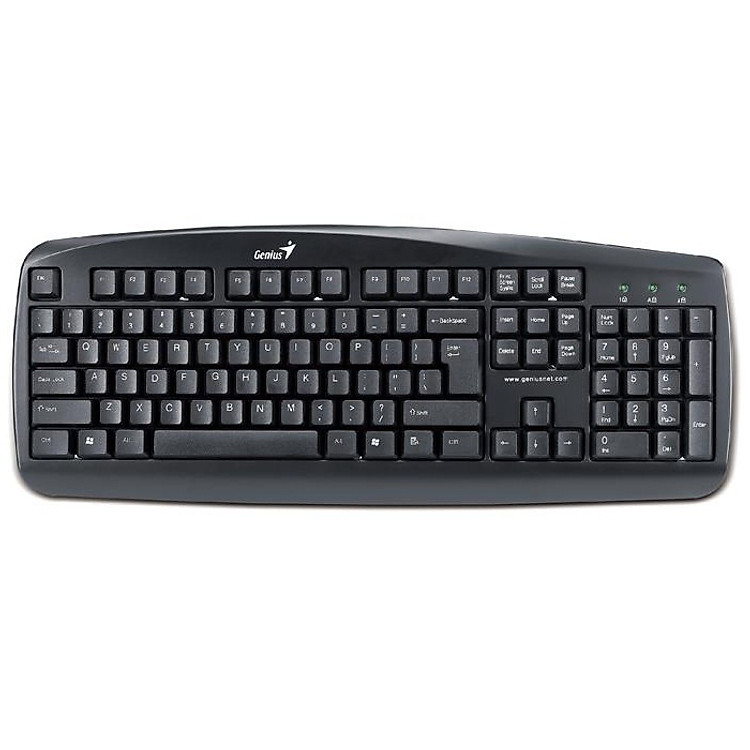 Bàn Phím Văn Phòng Genius USB KB-110 - Hàng Chính Hãng