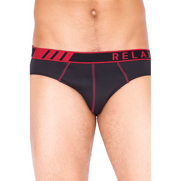 Quần Brief Thun Lạnh Giãn 4 Chiều Relax RLTK016 - Đen