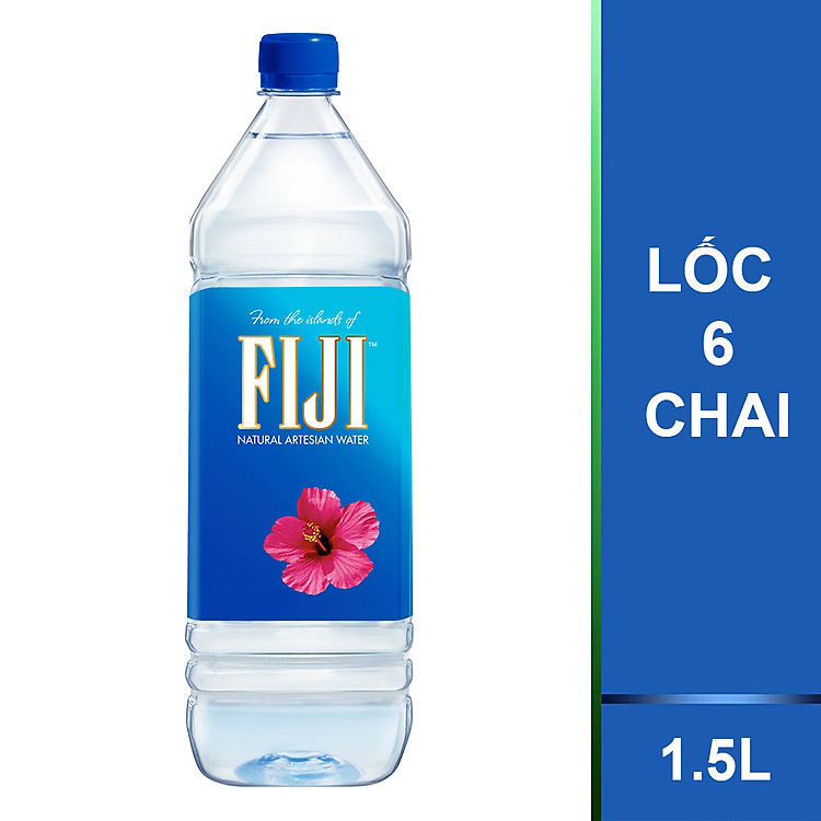 Nước Khoáng Thiên Nhiên Fiji (6 Chai x 1.5L)